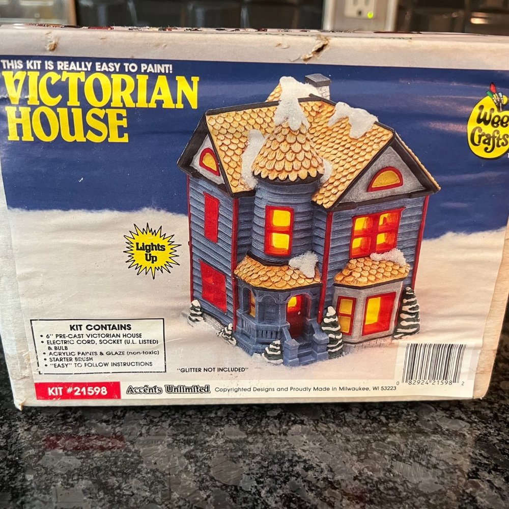 Wee Crafts Christmas Village Santas Toyland Ready To Paint